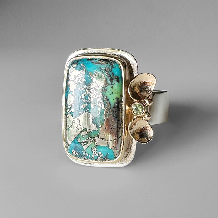 Morenci Turquoise Bloom Ring