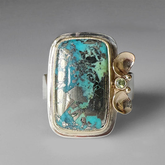 Morenci Turquoise Bloom Ring