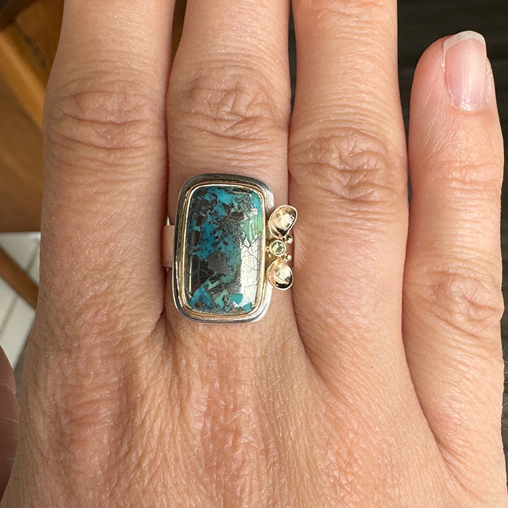 Morenci Turquoise Bloom Ring