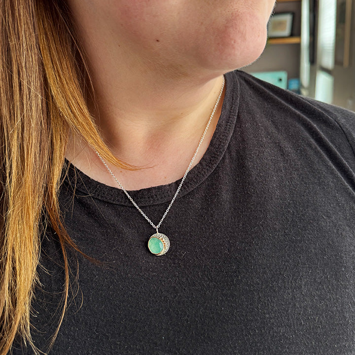Chrysoprase Roe Necklace