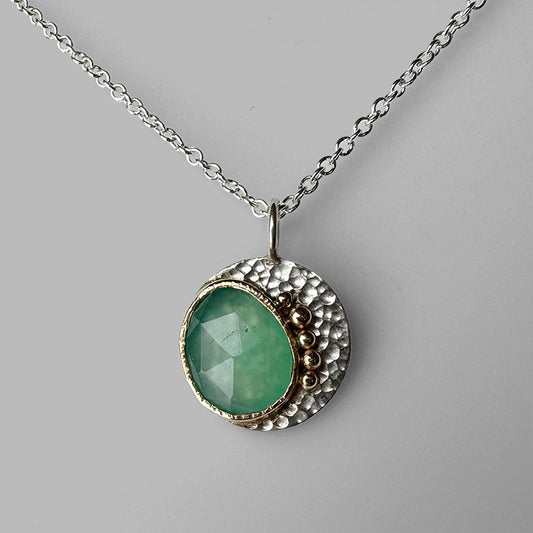 Chrysoprase Roe Necklace