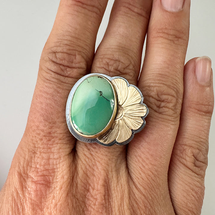 Meadow Ring Royston Turquoise