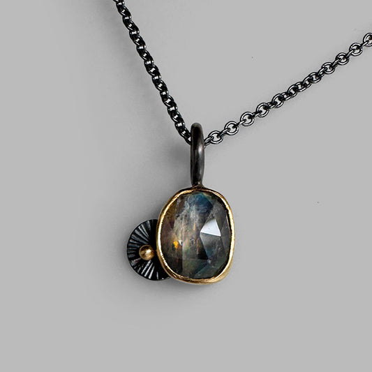 Moonstone Guppy Necklace