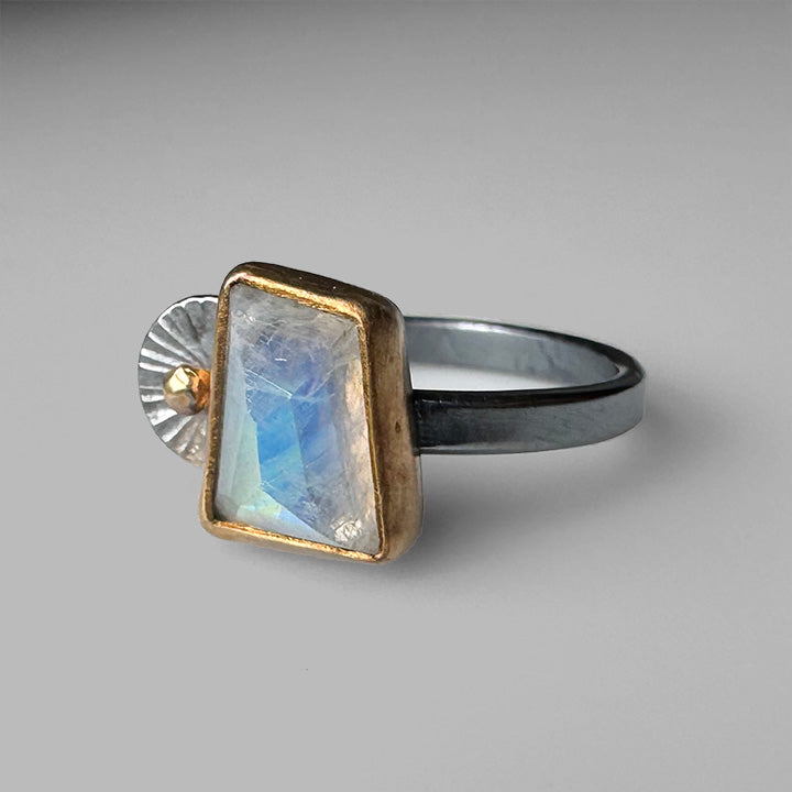 Moonstone Guppy Ring
