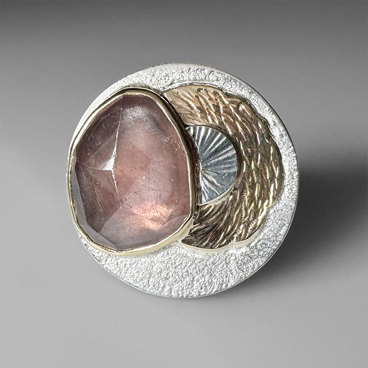 Pink Sapphire Meadow Ring