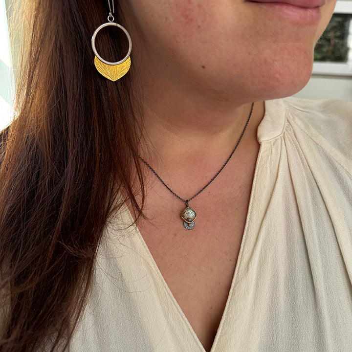 Abalone Guppy Necklace