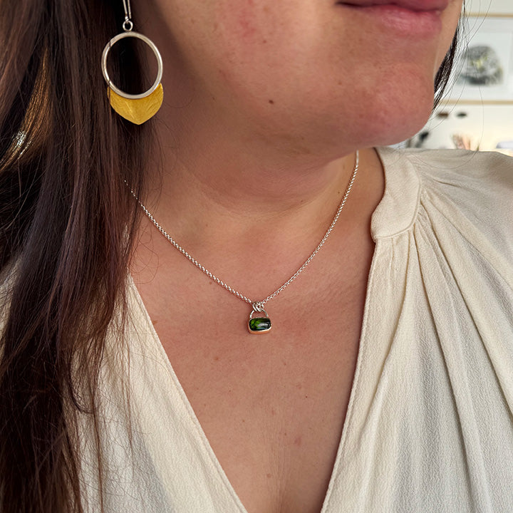 Green Tourmaline Necklace
