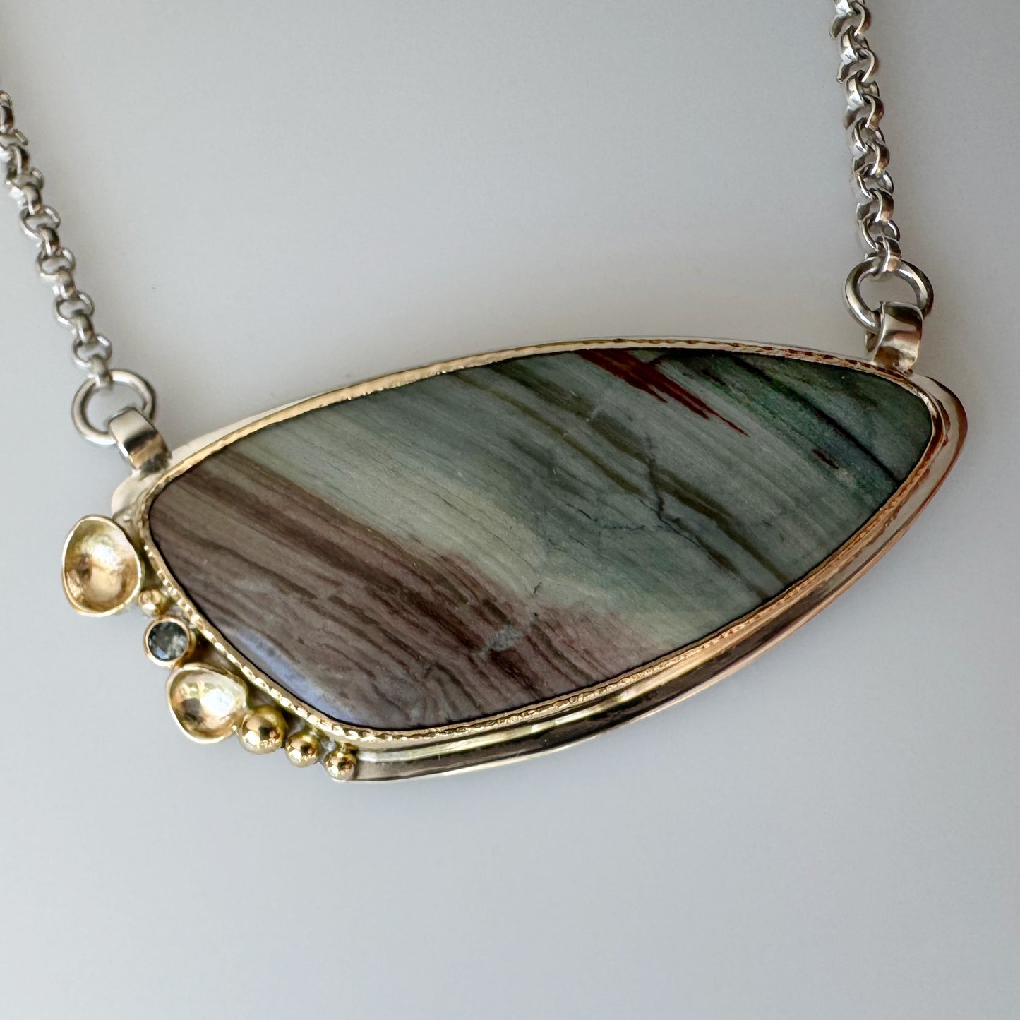 Gary Green Wreath Necklace