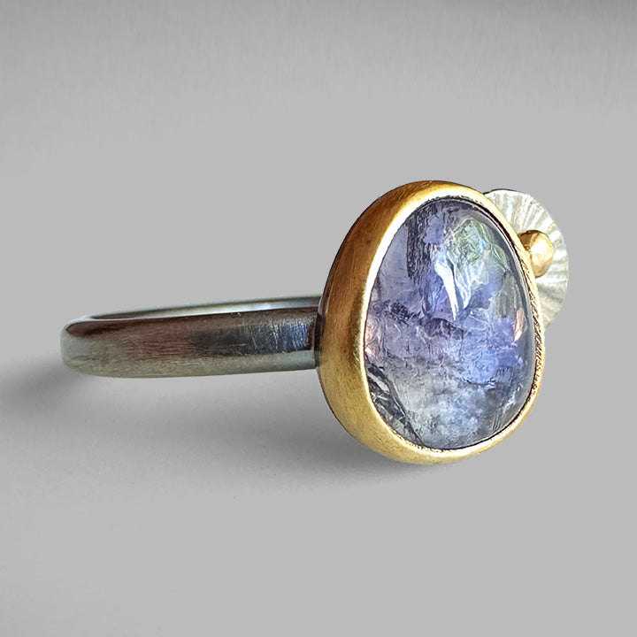 Iolite Guppy Ring