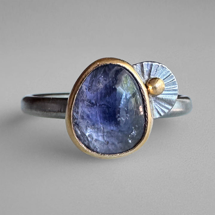 Iolite Guppy Ring