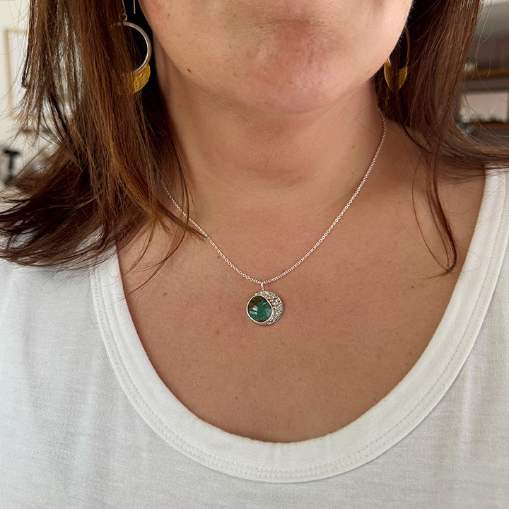 Kingman Turquoise Roe Necklace