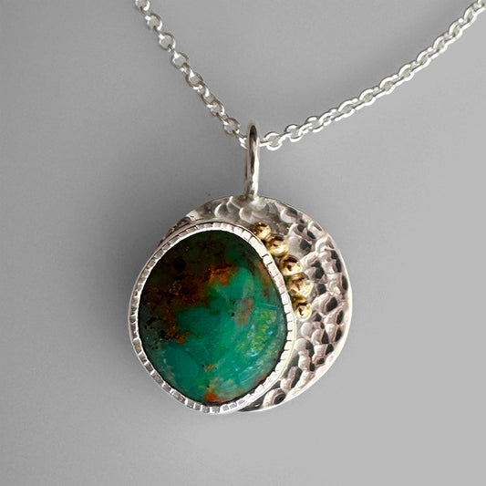 Kingman Turquoise Roe Necklace
