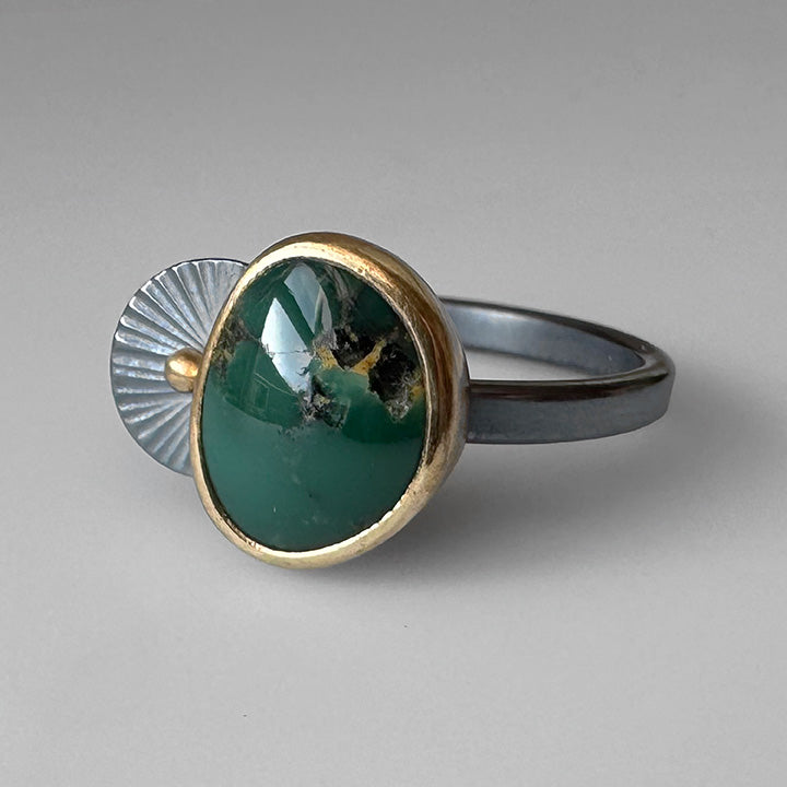 Kingman Turquoise Guppy Ring