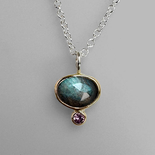 Labradorite Accent Necklace