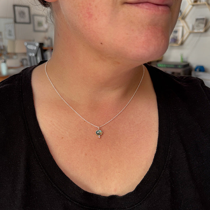 Labradorite Accent Necklace