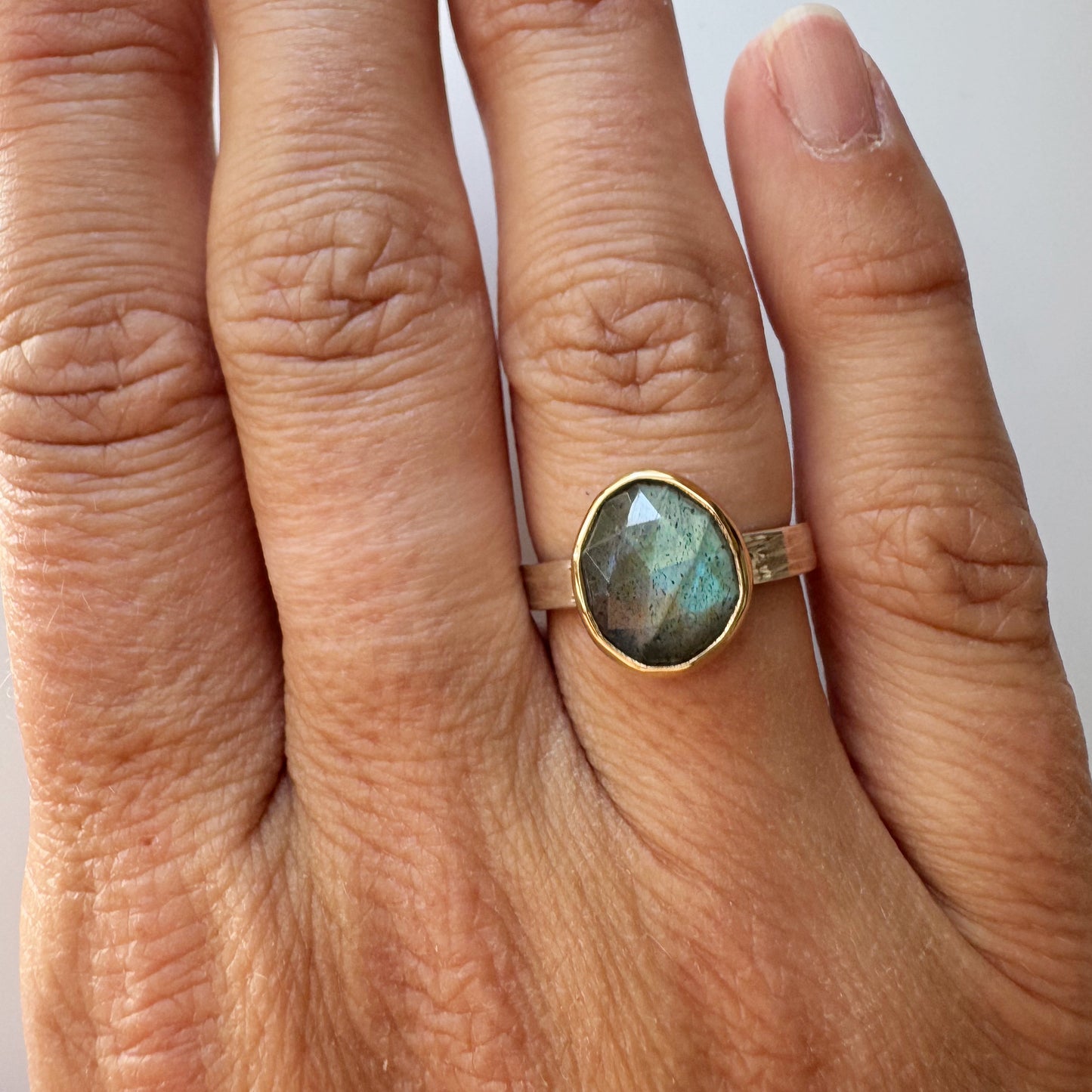 Blue Labradorite Ring