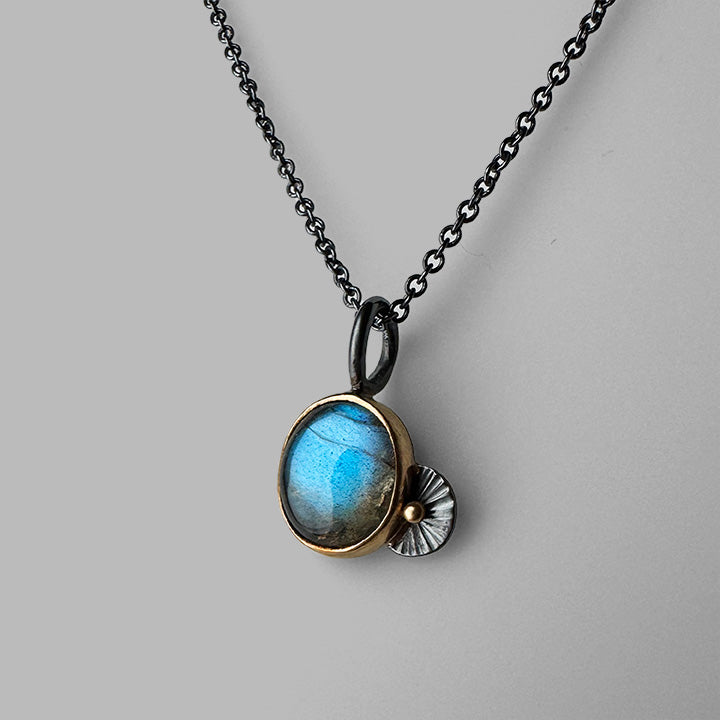 Labradorite Guppy Necklace