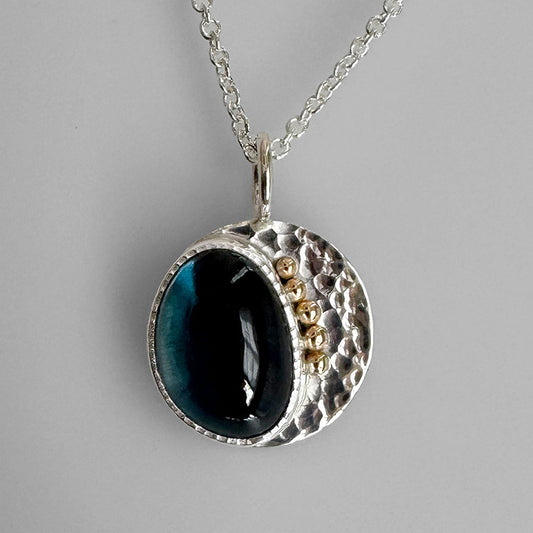 London Blue Topaz Roe Necklace