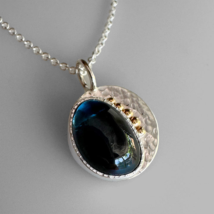 London Blue Topaz Roe Necklace