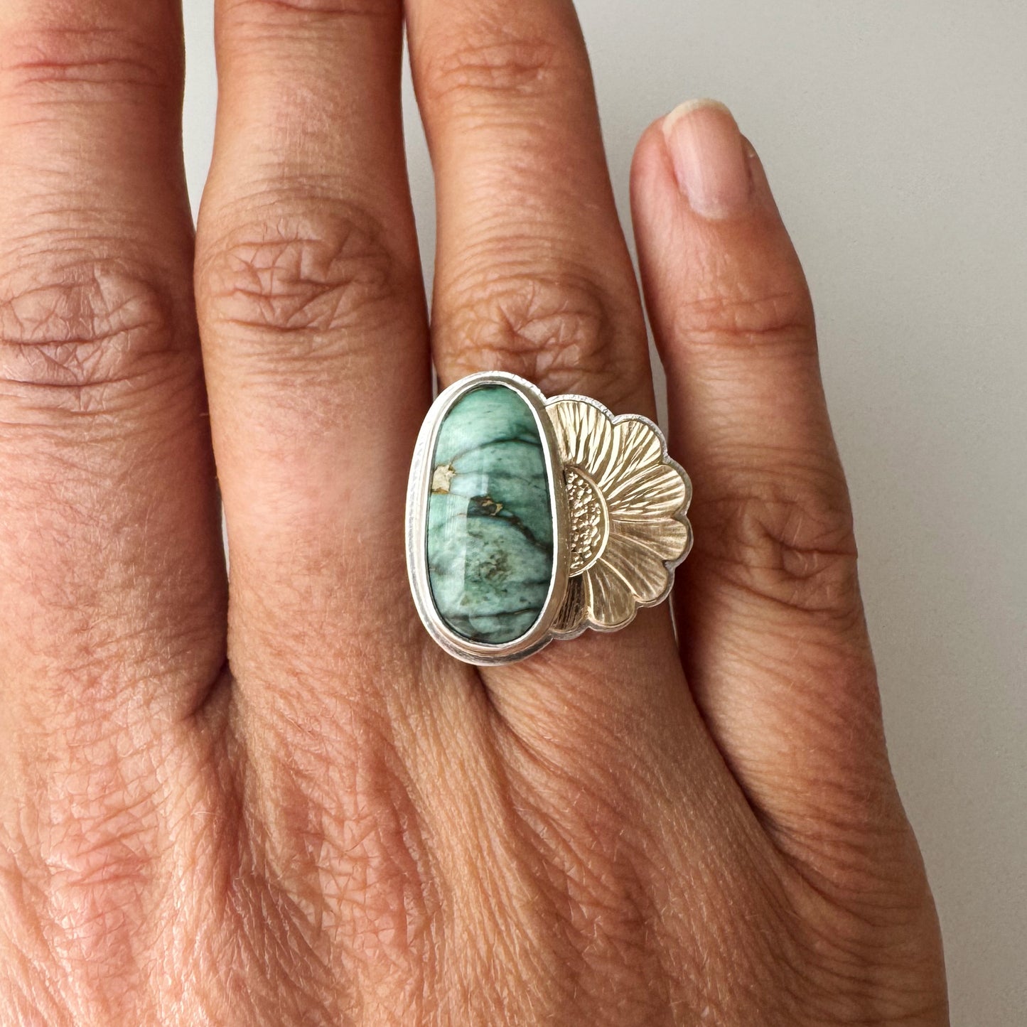 Meadow Ring C&T Variscite