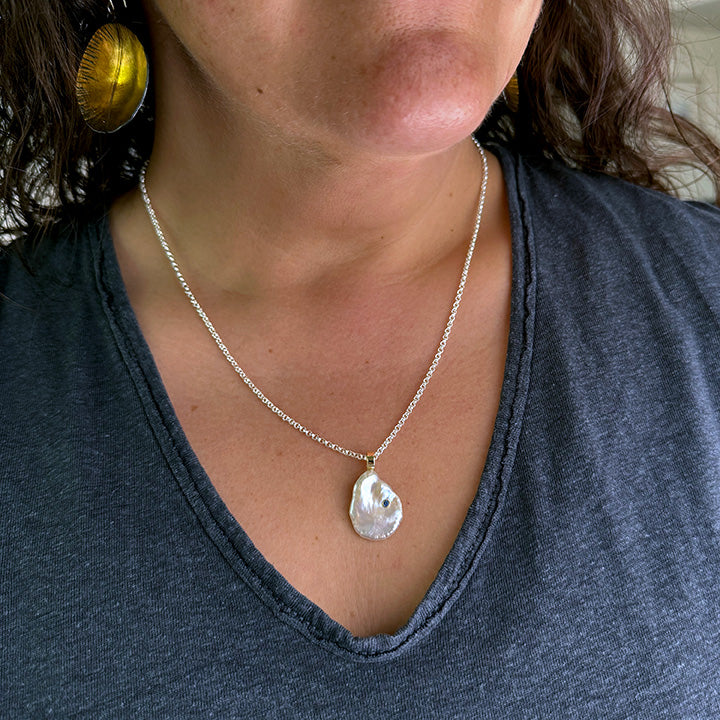 Mona Necklace Blue Sapphire