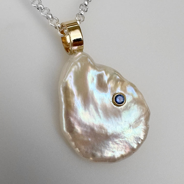 Mona Necklace Blue Sapphire