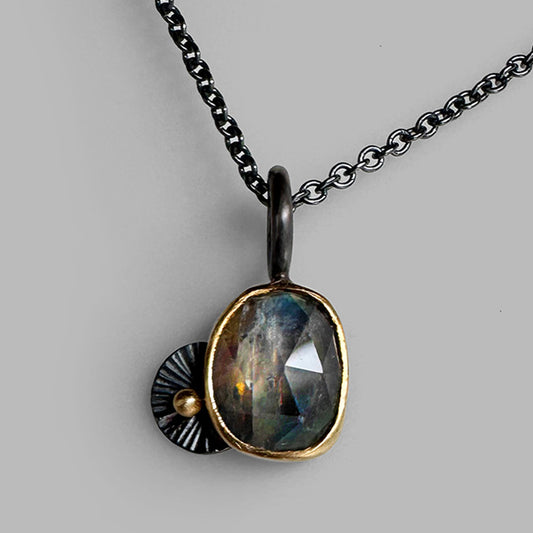 Moonstone Guppy Necklace