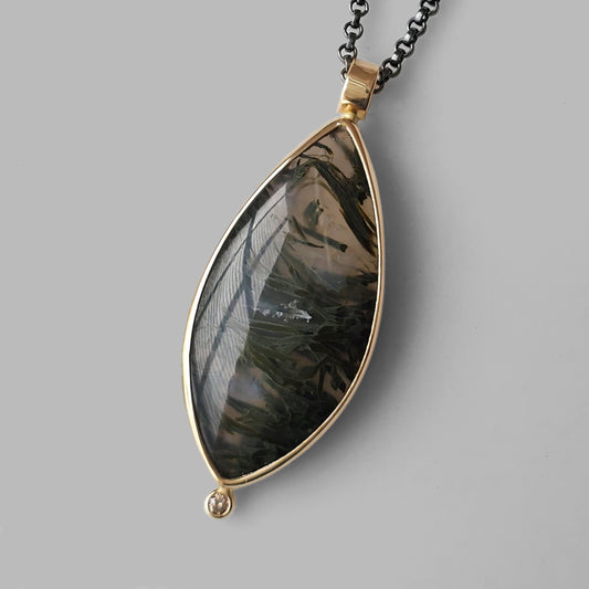 Oregon Moss Agate Necklace