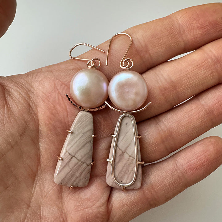 Pink Moon Earrings