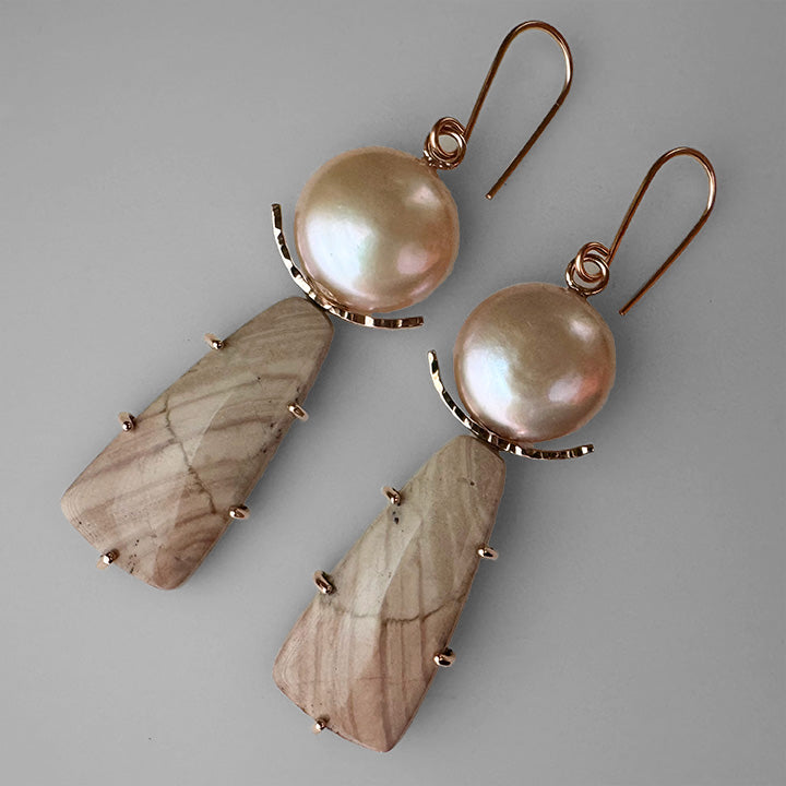 Pink Moon Earrings
