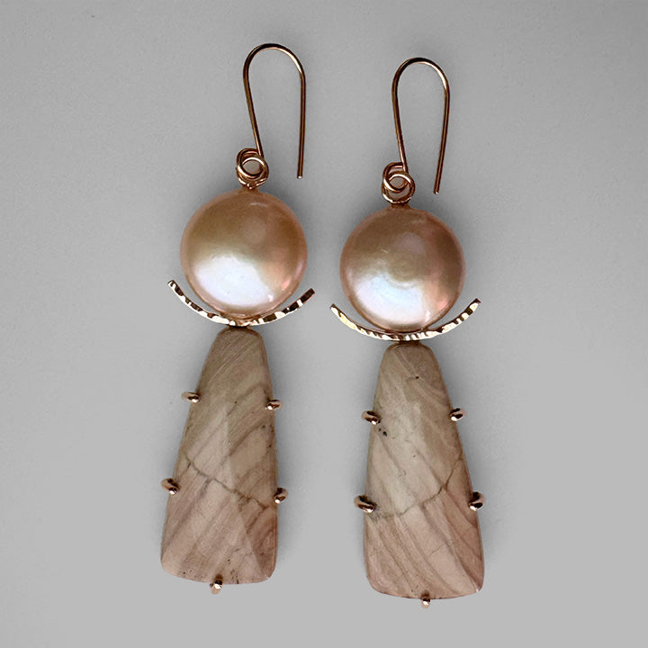Pink Moon Earrings