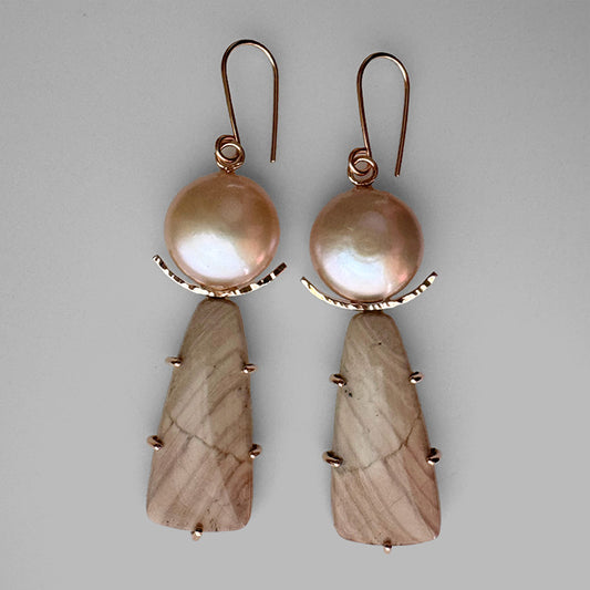 Pink Moon Earrings