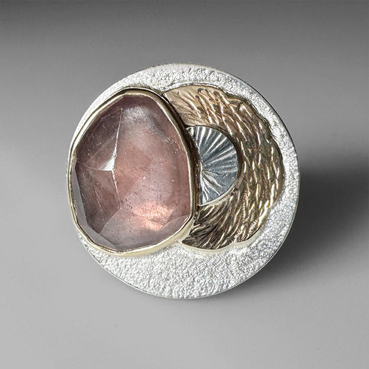 Pink Sapphire Meadow Ring