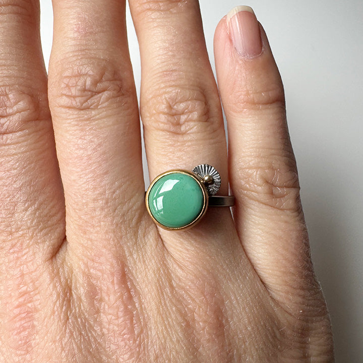 Royston Turquoise Guppy Ring