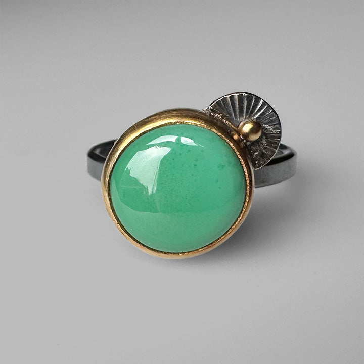 Royston Turquoise Guppy Ring