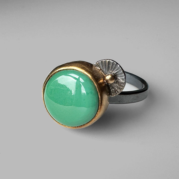 Royston Turquoise Guppy Ring