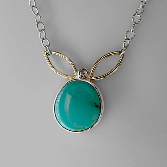 Spring Necklace Royston Turquoise