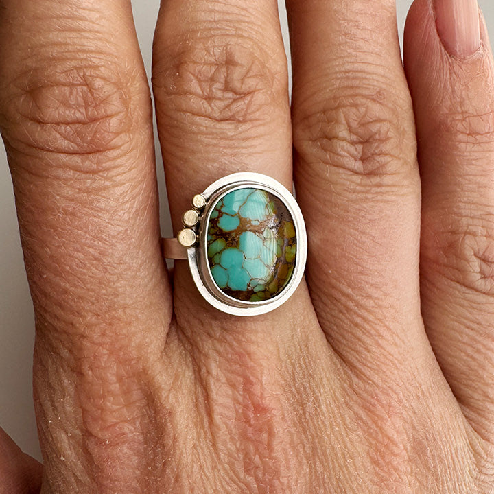Sierra Nevada Turquoise Aura Ring