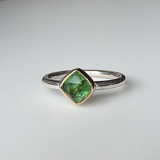 Green Tourmaline Ring