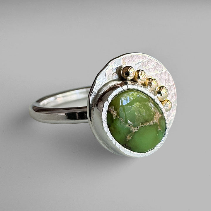 Sonoran Gold Turquoise Roe Ring