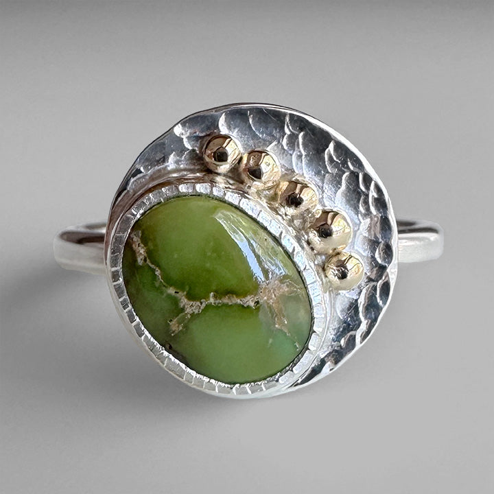 Sonoran Gold Turquoise Roe Ring