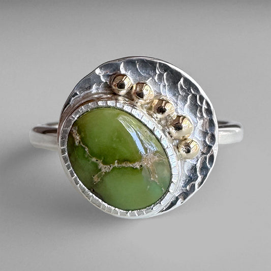 Sonoran Gold Turquoise Roe Ring