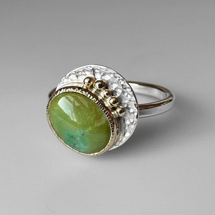 Sonoran Gold Turquoise Roe Ring