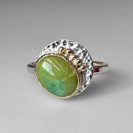 Sonoran Gold Turquoise Roe Ring