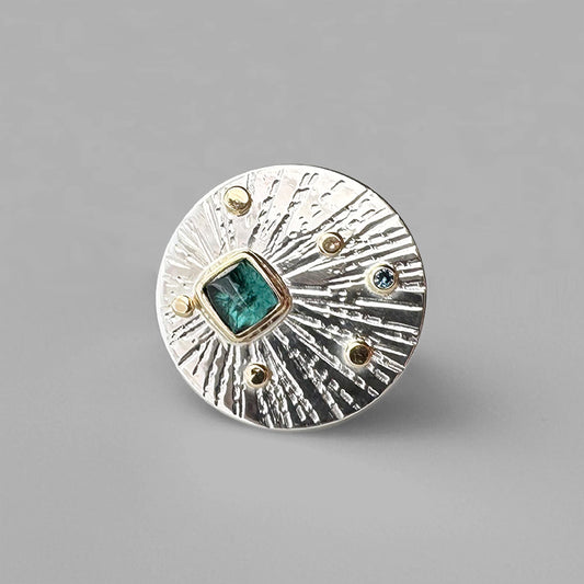 Soulshine Ring Teal Tourmaline