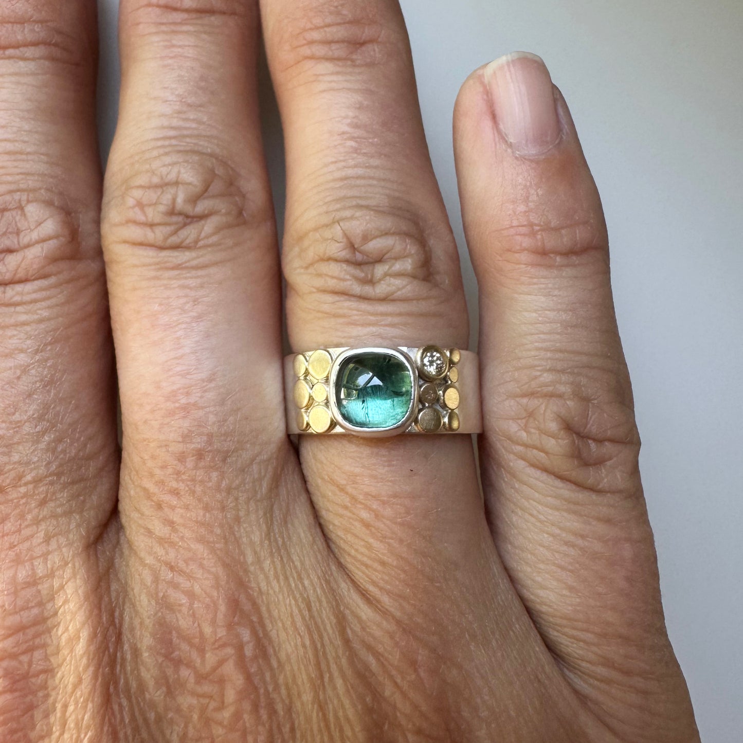 Teal Green Aura Stacker