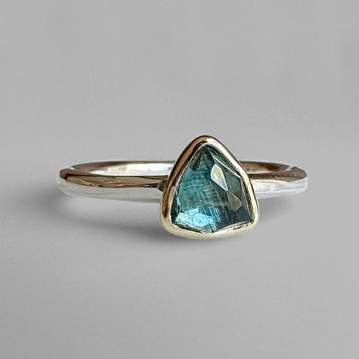 Teal Tourmaline Ring