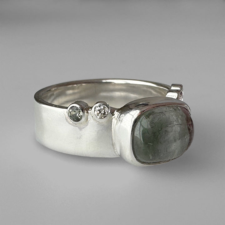 Watermelon Tourmaline Ring