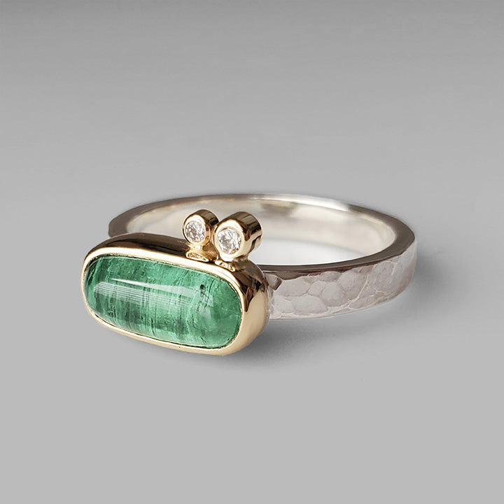 Sea Green Tourmaline Ring